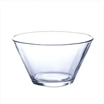 695g Wholesale French Style Crystal Glass Dinner Bowl Fruit Vegetable Salad Muti-function Bowl Sa...