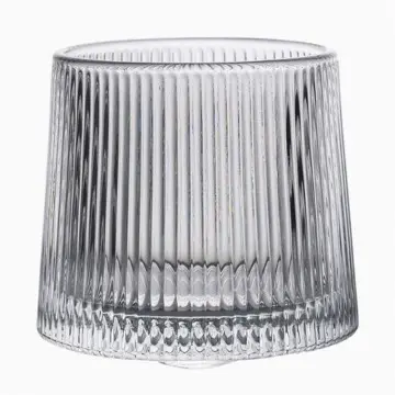 190ml Wholesale Rotatable Whiskey Glass Tumbler Rocks Bar Glass Fashionable Crystal Whiskey Shot ...