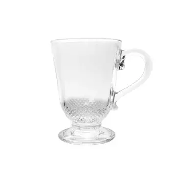 315ML Wholesales Glass Coffee Mugs Drinks Glass Mugs Transparent Borosilicate Glass Coffee Cup Ic...