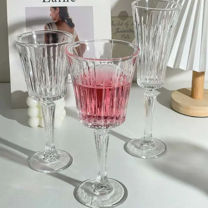 red wine glasses champagne glasses TKB514G 1
