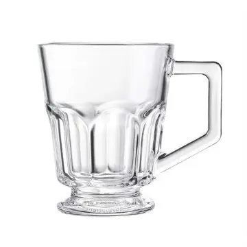 600ML Wholesale High-capacity Hot Selling Simple Creative Coffee Drinking Glass Cup Set Designer ...