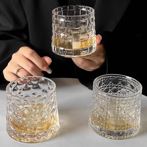 crystal glasses whiskey glasses rocks glasses shot glasses TKB512CP2