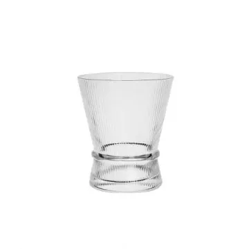 140ML Wholesale Crystal Whiskey Glass Rocks Glasses Shot Glasses Striped Coffee Glass Cup Dessert Pudding Ice Cream Glass Snifter Whiskey Glasses