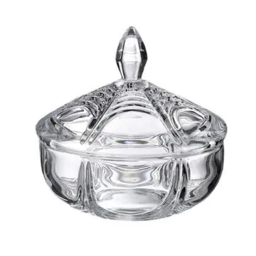 Diameter:123mm Wholesale Hot sale Embossed Candy Jar Large Pine Nut Chocolate Candy Jar Dried Fru...