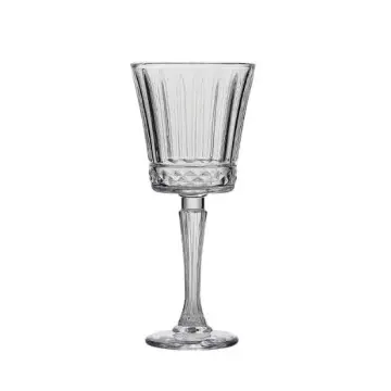 280ml Wholesale Embossed Vintage Classic Champagne Glasses Goblets Wine Glasses Clear Crystal Win...