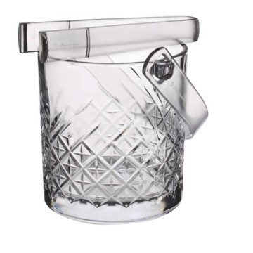 950ml Wholesale European-Style Portable Glass Engraving Ice Bucket Multifunctional Wine Juice Ice Tea Decanter Juice Container