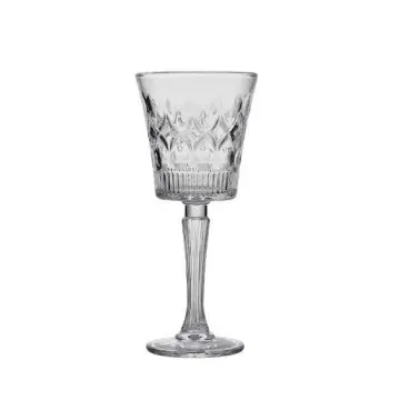 280ml Wholesale Embossed Vintage Classic Champagne Glasses Goblets Wine Glasses Clear Crystal Win...