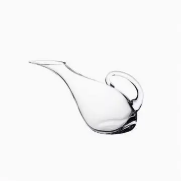 2070ml Wholesale Hot Sale Swan Creative Design Lead-free Crystal Carafe Glass Red Wine Decanter W...