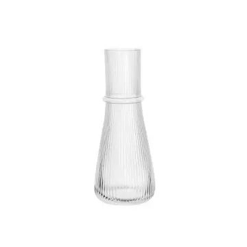 1000ML Wholesale Large Capacity Clear Crystal Lead-free Glass Water Bottle Glass Crystal Clear Wine Glass Drinking glassware