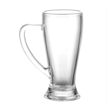 510ml Wholesale Beer Glass Tankard clear Beer Mugs Glasses Drinking Galssware Juice Mug Soda Smoo...